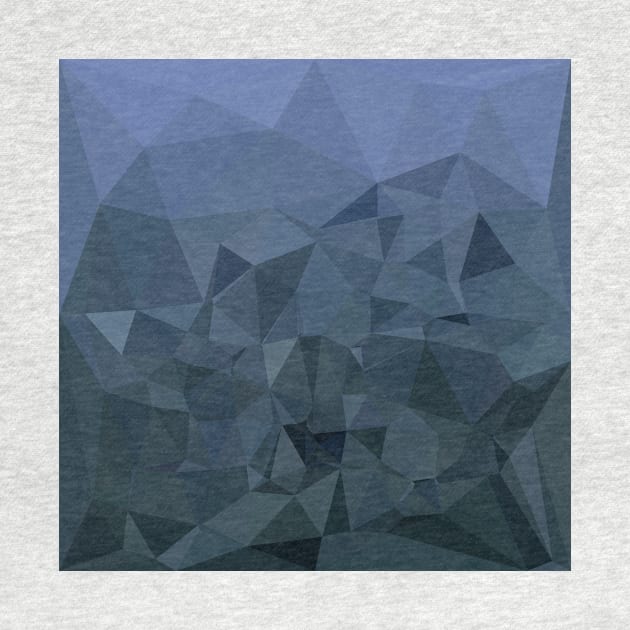 Medium Slate Blue Abstract Low Polygon Background by retrovectors